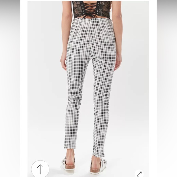 UO Dove plaid stretchy pin-up pants - Picture 16 of 16